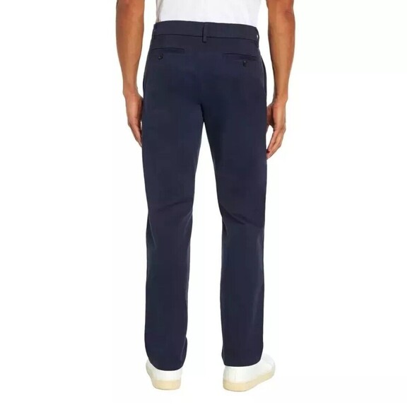 Banana Republic Men’s Cotton Chino Pant 38x34 Blue Slim Straight Fit Stretch NWT - Picture 5 of 7
